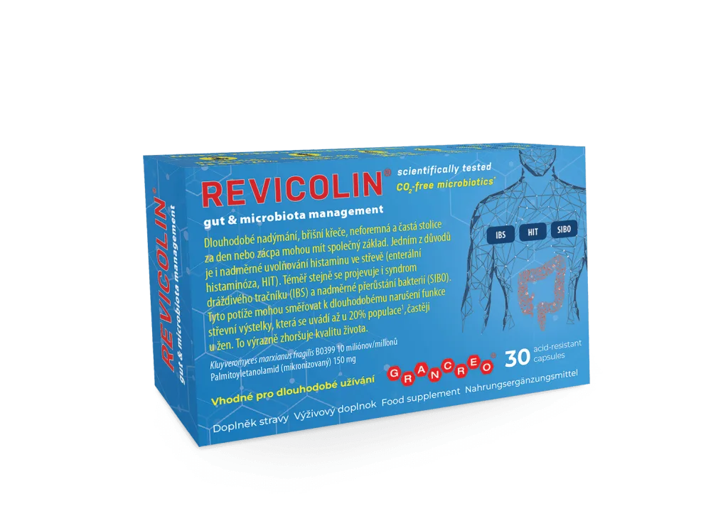 REVICOLIN pomáha pri pocite ťažoby, nafukovaní či diskomforte po jedle – a je vhodný aj na dlhodobejšie užívanie, nielen počas sviatkov.