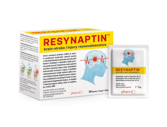 RESYNAPTIN je práškový doplněk ve 30 jednorázových sáčcích pro dospělé, který kombinuje spermidin (1,1 mg) s nootropními látkami jako citikolin (500 mg), fosfatidylserin a vitaminy skupiny B včetně B12. Produkt se rozpouští ve vodě, nabízí broskvovou nebo bylinnou příchuť a obsahuje sukralózu. RESYNAPTIN cílí na podporu paměti a koncentrace a na výživu nervové a synaptické tkáně; před užitím konzultujte s lékařem.
